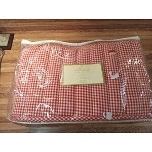Vintage Seed Sprout Crib Bedding Red Gingham